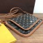 Goyard Plumet Wallet Clutch Bag with Strap Brown