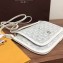 Goyard Plumet Wallet Clutch Bag with Strap White