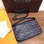 Goyard Plumet Wallet Clutch Bag with Strap Dark Blue
