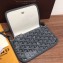 Goyard Plumet Wallet Clutch Bag with Strap Gray