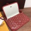 Goyard Plumet Wallet Clutch Bag with Strap Red