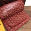 Goyard Plumet Wallet Clutch Bag with Strap Red