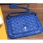 Goyard Plumet Wallet Clutch Bag with Strap Blue