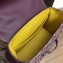 Goyard Wooden Handle Saigon Mini Tote Bag with Shoulder Strap Burgundy