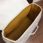 Goyard Wooden Handle Saigon Mini Tote Bag with Shoulder Strap White