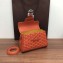 Goyard Wooden Handle Saigon Mini Tote Bag with Shoulder Strap Orange