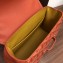 Goyard Wooden Handle Saigon Mini Tote Bag with Shoulder Strap Orange