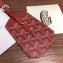Goyard Luggage Tag Bag Charm Red