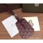 Goyard Luggage Tag Bag Charm Burgundy