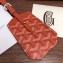 Goyard Luggage Tag Bag Charm Orange