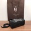 Goyard Wooden Handle Saigon Mini Tote Bag with Shoulder Strap Black