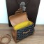 Goyard Wooden Handle Saigon Mini Tote Bag with Shoulder Strap Brown