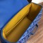 Goyard Wooden Handle Saigon Mini Tote Bag with Shoulder Strap Blue