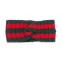 Gucci Wool Web Headband 457838 Green/Red