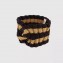 Gucci Wool Web Headband 457838 Black/Gold