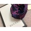 Gucci Velvet GG Diamond Headband Purple