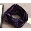 Gucci Velvet GG Diamond Headband Purple
