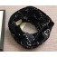 Gucci Velvet GG Diamond Headband Black