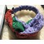 Gucci Web Lace Headband Green/Orange/Lilac