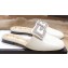 Gucci Crystal G Slipper White 2019
