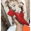 Hermes Heel 4.5cm Paradis Mules With Palladium-Plated H Buckle Red