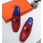 Hermes Heel 4.5cm Paradis Mules With Palladium-Plated H Buckle Red