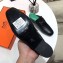Hermes Heel 4.5cm Paradis Mules With Palladium-Plated H Buckle Black