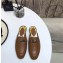 Hermes Calfskin Oz Mules With Palladium-Plated Kelly Buckle Brown