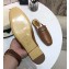 Hermes Calfskin Oz Mules With Palladium-Plated Kelly Buckle Brown