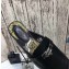 Hermes Calfskin Oz Mules With Palladium-Plated Kelly Buckle Black