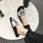Fendi Slides Multicolour FF Logo Canvas White 2019
