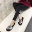 Fendi Slides Multicolour FF Logo Canvas White 2019