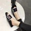 Fendi Slides Multicolour FF Logo Canvas Black 2019