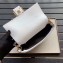 Fendi All-Over FF Motif Leather Medium Baguette Bag White 2019