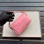 Fendi All-Over FF Motif Leather Mini Baguette Bag Pink 2019