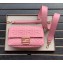 Fendi All-Over FF Motif Leather Medium Baguette Bag Pink 2019