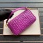 Fendi All-Over FF Motif Leather Medium Baguette Bag Purple 2019