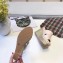 Hermes Patent Leather Platform 4cm Wedge Heel 11cm Studded Espadrille Sandals Beige