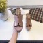 Hermes Patent Leather Platform 4cm Wedge Heel 11cm Studded Espadrille Sandals Nude Pink