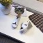 Hermes Patent Leather Platform 4cm Wedge Heel 11cm Studded Espadrille Sandals White
