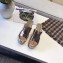 Hermes Patent Leather Platform 4cm Wedge Heel 11cm Studded Espadrille Sandals Gold