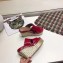 Hermes Patent Leather Platform 4cm Wedge Heel 11cm Studded Espadrille Sandals Red