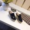 Hermes Calfskin Platform 4cm Wedge Heel 11cm Studded Espadrille Sandals Black