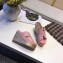 Hermes Calfskin Platform 4cm Wedge Heel 11cm Studded Espadrille Sandals Pink