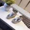Hermes Calfskin Platform 4cm Wedge Heel 11cm Studded Espadrille Sandals Silver
