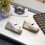 Hermes Croco Pattern Platform 4cm Wedge Heel 11cm Studded Espadrille Sandals White