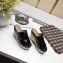 Hermes Croco Pattern Platform 4cm Wedge Heel 11cm Studded Espadrille Sandals Black