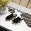 Hermes Croco Pattern Platform 4cm Wedge Heel 11cm Studded Espadrille Sandals Black