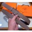 Hermes Width 3.2cm Oscar Buckle Reversible Leather Belt Camel/Silver