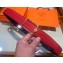 Hermes Width 3.2cm Oscar Buckle Reversible Leather Belt Red/Gold